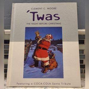 'Twas The Night Before Christmas Book featuring a Coca-Cola Santa Tribute